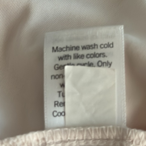 NINE WEST Blouson Mini‎ Dress Pink
Ruffle Smocked Waist sz S Cottagecore Flowy - Picture 7 of 8